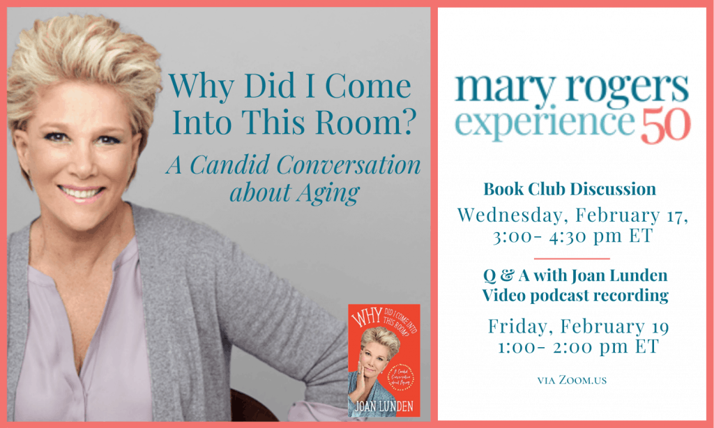 Experience 50 Book Club featuring Joan Lunden